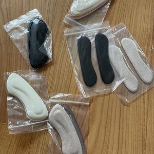 Comfortable Black and Cream Shoe Inserts